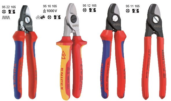 KNIPEX, KN-9526165, Ножницы для резки кабелей KNIPEX 95 26 165 KN-9526165